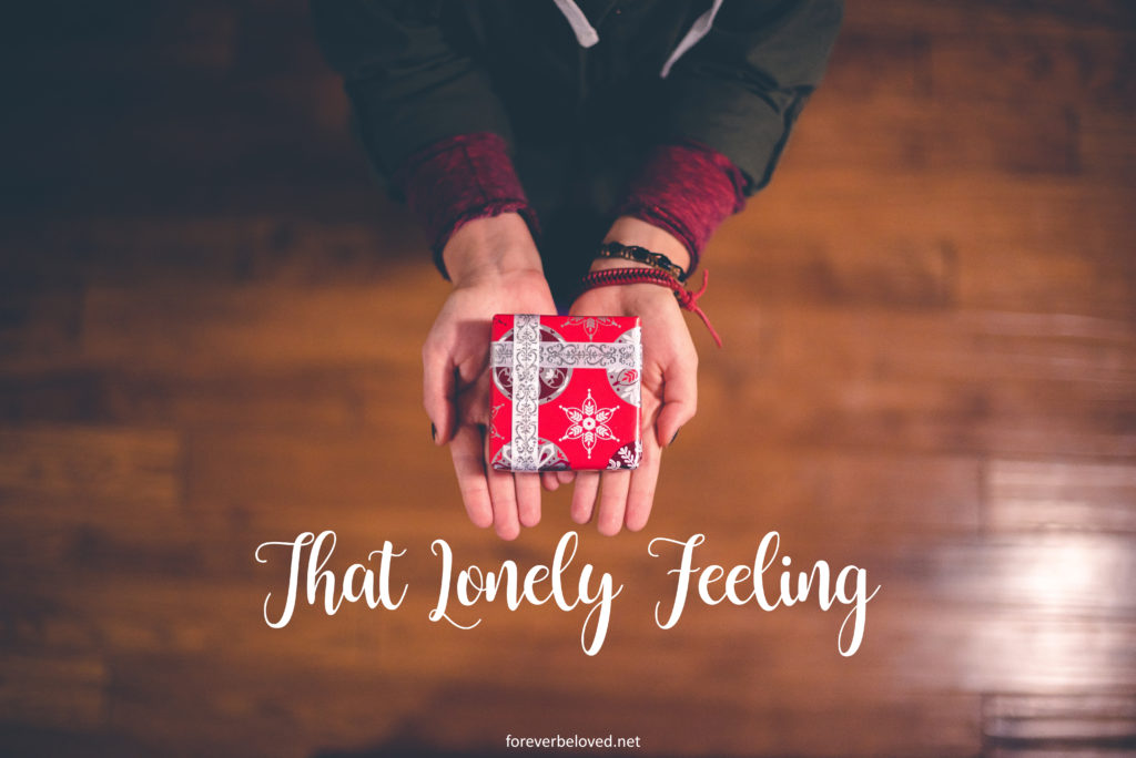 hands holding holiday present